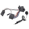 Miniatyrbild 2 av 8: Bluetoothadapter för bil för trådlös musikstreaming, handsfree-samtal, plug and play-adapter för bilstereo med aux-ingång, premiummaterial CNC-maskin