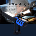 Miniatyrbild 1 av 8: USB-laddningsbar COB LED-arbetslampa Nödficklampa
