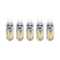 Miniatyrbild 3 av 6: 5 st/förpackning Färg Vit Markering AC/DC 12V 1.5W G4 LED-lampa