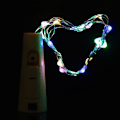 Miniatyrbild 8 av 8: 2 st korkformade ljusslingor, LED-lampa för vinflaska, batteridriven, DIY-del (flerfärgad)