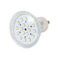 Miniatyrbild 2 av 6: 1 st 3W GU10 18 lysdioder Spot Light Lamp kylare Vit Glödlampa