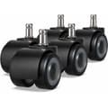 5-pack kontorsstolshjul - 11 x 22 mm - Dubbelhjul Desi