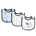 Miniatyrbild 1 av 5: Babyhaklappar Mjuka och Absorberande Ekologisk Bomull Bandana Dregelhaklappar Set för Pojkar Flickor Nyfödda 0-36 Månader Style 3
