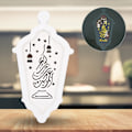 Miniatyrbild 5 av 8: Dekorationslykta i unik form av LED-ljus i MDF