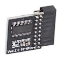 Miniatyrbild 5 av 7: TPM2.0 Säkerhetsmodul, Krypteringssäkerhetsmodul TPM2.0 Fristående Krypteringsprocessor för ASROCK Moderkort Kompatibel med WIN11 Stöder DDR4