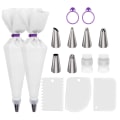 Miniatyrbild 1 av 5: Piping Tips Piping Bag Bakningskit - Vit