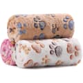 Demigeat Hundetæppe Kattetæpper Vaskbare og Fluffy, 3 Pak Bløde Varme Fleece Kæledyrstæpper til Små Mellemstore Hunde Katte, Kæledyrstæppe Sovemåtte til