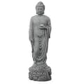 Liten Buddha Staty Dekoration Meditation Stående Trädgård Kontor Tempel()