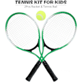 Miniatyrbild 3 av 4: N/H Set med 2 tonårs tennisracketar med gratis boll för