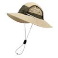Miniatyrbild 1 av 5: Unisex fiskehatt Safari Bredbrättad strandhatt Solhatt Sommar UV-skydd hatt Khaki