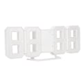 Miniatyrbild 5 av 8: Multifunktionell stor 3D LED digital väggklocka larm snooze