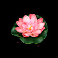 Miniatyrbild 6 av 6: 10 cm konstgjord lotus näckros flytande blomma trädgård