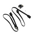 Miniatyrbild 7 av 7: M.2 till 2 Port SATA3.0 Expansionskort 6Gbps JMB582 Chip PCB M.2 till 2 Port SATA3.0 Adapter för Dator