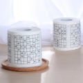 Miniatyrbild 5 av 7: Trämassematerial Nyhet Rolig Nummer Sudoku Tryckt Bad