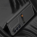 Miniatyrbild 2 av 6: GKK Galaxy Z Fold 6 Skal Med Korthållare Läder Svart