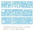 Miniatyrbild 2 av 6: Pack of 197 Window Stickers Christmas Window Decorations