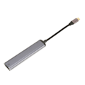 Miniatyrbild 5 av 7: USB C Docking Station 7 i 1 Flätad Kabel 100W 4K Stödd Multifunktionell USB C Hubb för Laptop Skrivbord Surfplatta