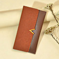 Miniatyrbild 4 av 5: Slim tunn PU-läder kreditkortshållare Bifold Clutch Wallets
