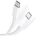 Miniatyrbild 1 av 7: 2M 60W 3A Snabbladdningskabel USB-C till USB-C  Type C PD - Vit