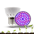 Miniatyrbild 6 av 8: E27 E14 LED Hydroponisk Växtlampa för Blommor