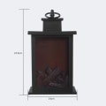Miniatyrbild 8 av 8: LED-spisbrasa Lykta Flamlös Simuleringslykta för inomhusbruk
