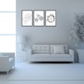 Miniatyrbild 1 av 8: Geometrisk mönster Modern Canvas Väggkonst Målning Tryckt