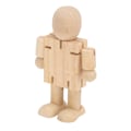 Miniatyrbild 5 av 8: Justerbara träfigurer Obehandlad trärobot Släta ytor Lätt att dekorera DIY-hantverk Flexibla trärobotar Naturligt trämaterial Mångsidig