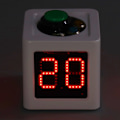 Miniatyrbild 7 av 8: Digital Shot Nedräkningstimer För Pokerspel, Multifunktionell Timer Med Tydlig Display Och Justerbar Ljusstyrka, 4-sidig Kubtimer Med