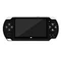 Miniatyrbild 1 av 5: X6 4,3 tums handhållen spelkonsol spelare 10000 spel 32bit 8gb stöd Psp spel/video/e-bok (svart)