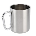 Miniatyrbild 5 av 8: Rostfritt stål mugg 360ml dubbelvägg bekvämt handtag glänsande