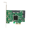 Miniatyrbild 4 av 7: RAID-arraykort PCIE 4 portar SATA3.0 6G SSD System Boot PCI Express-arraykort med RAID-lägen RAID-kort för dator
