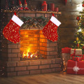 Miniatyrbild 4 av 5: Christmas Mini Stockings, Glitter Snowflake Star with Plush