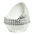 Miniatyrbild 1 av 5: 200 st Guld Folie Muffin Formar Standard Bakformar Muffin Pappersformar Silver