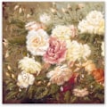 Miniatyrbild 6 av 7: Vacker blommig dukväggkonst, målad tryckt bild, hem