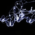 Miniatyrbild 4 av 4: Vita fjärilsformade LED-slingljusgardinlampor för semesterbröllopsdekor EU-kontakt