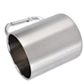 Miniatyrbild 4 av 8: Rostfritt stål mugg 360ml dubbelvägg bekvämt handtag glänsande