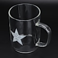 Miniatyrbild 4 av 8: 350ml Transparent mjölkkopp Kaffe Mugg Te Glas Drinkware med