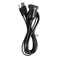 Miniatyrbild 2 av 8: USB Dash Monteringsadapter För Fordonspanel Vattentät Funktion Snabb Överföring Med LED-indikator Och Full Profil Installationsfäste Multi Användning