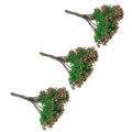 Miniatyrbild 6 av 8: 3 st konstgjorda gypsophila dekoration simuleringsblommor mikro