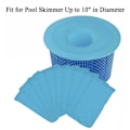 Miniatyrbild 2 av 7: Pool Skimmer Filterstrumpa - Universell Poolfilterpåse (Blå, 20-pack)