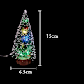 Miniatyrbild 3 av 5: 6pcs Sapin de Noel Artificiel LED Mini Arbre de Noël Miniature