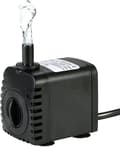 Dränkbar Vattenpump, 600L/H 8W Ultratyst Akvarievattenpump