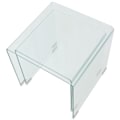Miniatyrbild 3 av 6: vidaXL Satsbord 2 st bord härdat klarglas Transparent