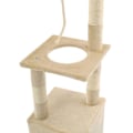 Miniatyrbild 5 av 7: vidaXL Katt Klösträd med klöspelare i sisal 109 cm beige Beige