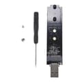 Pikkukuva 2 / 5: Sovitinlevymoduuli NVMe PCIE–USB 3.1 Type A M.2 Inline-sovitinlevy Monitoiminen kätevä moduuli