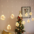 Miniatyrbild 5 av 5: Christmas Curtain Light 8 Modes Led Window String Light for