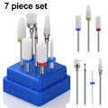 Miniatyrbild 1 av 8: Tungstenkarbid Elektriska Nagelfil Bits Set för Akrylnaglar