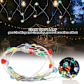 Miniatyrbild 7 av 8: 3m 30LEDs Fe-ljus ljusslinga Batteridriven Lampa Dekor för Jul Bröllop Festivaler (Flerfärgad)