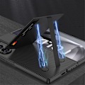 Miniatyrbild 3 av 6: GKK Galaxy Z Fold 6 Skal Med Korthållare Läder Svart