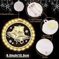 Miniatyrbild 2 av 6: Christmas Decorative Window Light, Backdrop String Lights for
